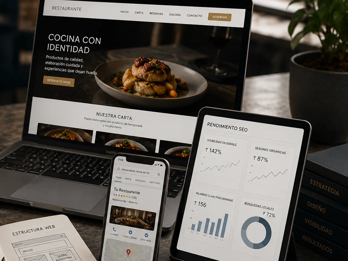 Diseño de páginas web rápidas y posicionamiento SEO para negocios