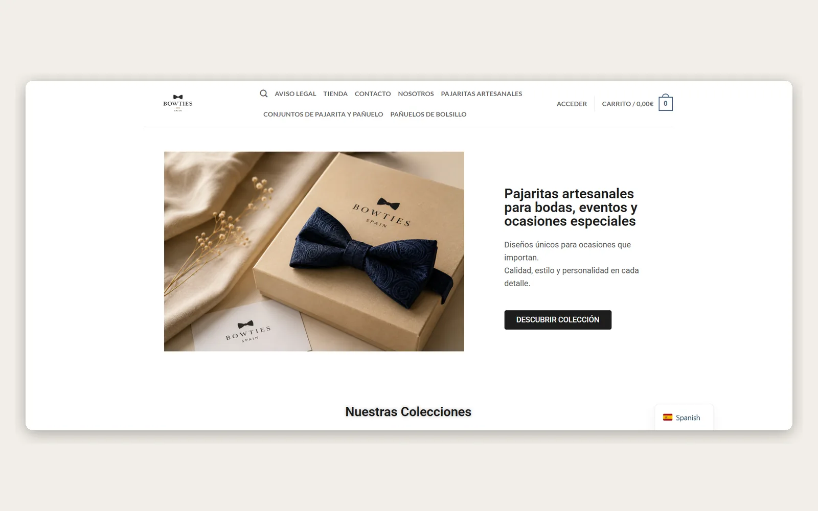 Portada de Bowties con pajarita artesanal